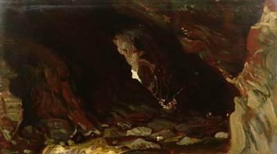 Cave, Tintagel by William Blake Richmond